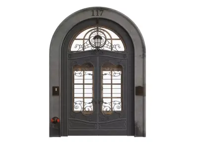 Classic  door entry 3D model