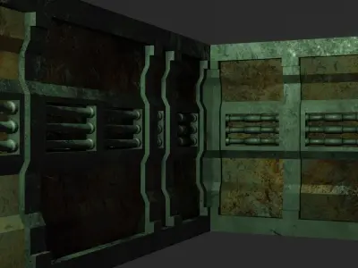SCI-FI INDUSTRIAL MODULAR PACKAGE 3D model