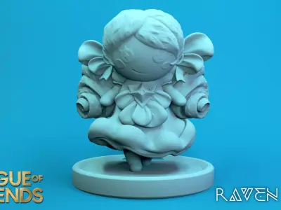 Gwen - League of legends - STL - 3D Print 3D print model 3D print model