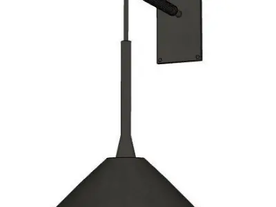 Radnor Stem Shade Sconce 3D model