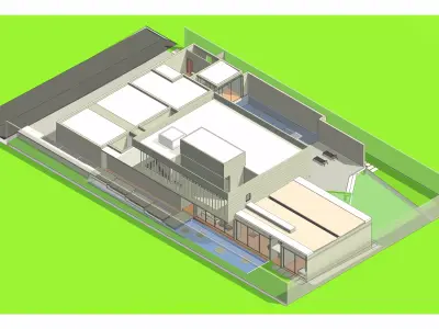 Modern Contemporary Villa 3D model