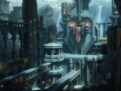 FORGE THE FANTASY Low-poly 3D model