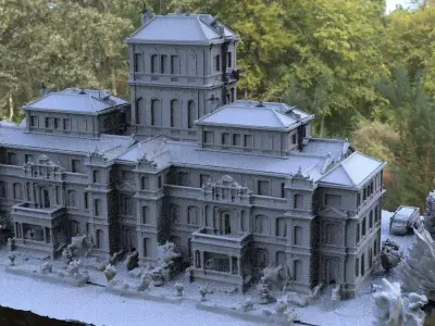 Huge mansion 3D 3D model