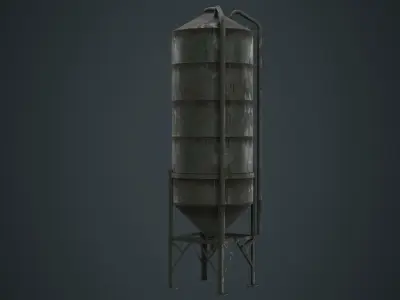 Silo 2C Low-poly 3D model