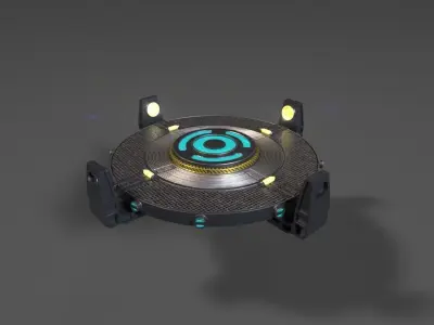 SCI-FI PLATFORM 3 3D model