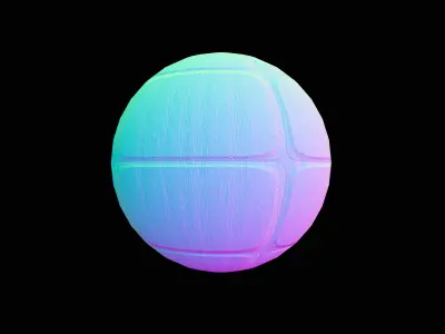 Stylized wooden tiled pbr material Texture