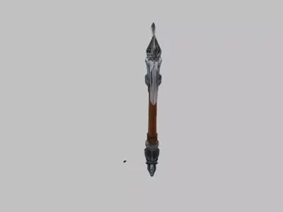 fancy axe3 Low-poly 3D model