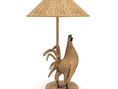 Cocorico Lamp  PBR 3D model