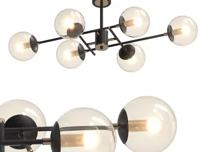 Chandelier ALFA Tanos 62179 3D model