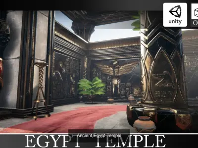 Ancient Egypt Environment Collection 3D Model Pack