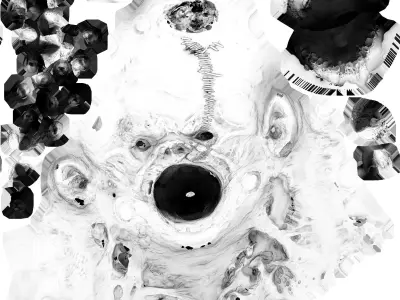 Beast Bust Low-poly 3D model