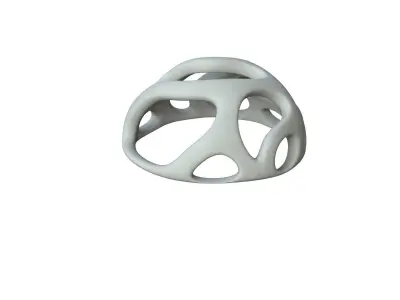 SciFi Cube Object No 45475 Low Poly Shape Low-poly 3D model