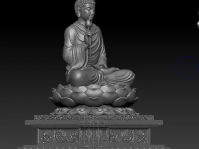 Buddha 3d model 3D print model