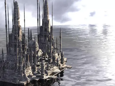 Star Wars inspired Senators house 3D model