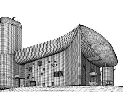 Ronchamp - Le Corbusier 3D model