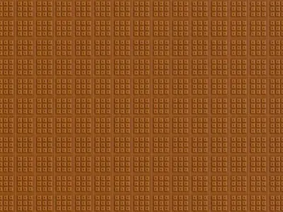 Geometric Terracotta Waffle Panel PBR Seamless Texture
