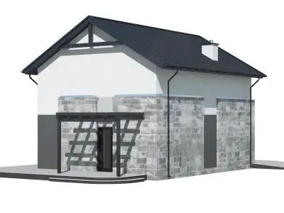 Cottage 015 3D model