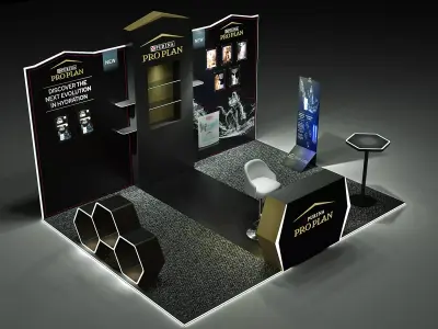 Exhibition Booth 3D model