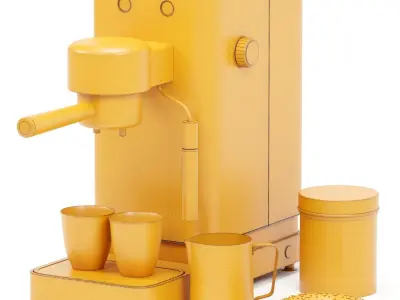 WMF espresso coffee machine 3D model