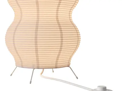 HM Home Rice paper floor lamp 3D model