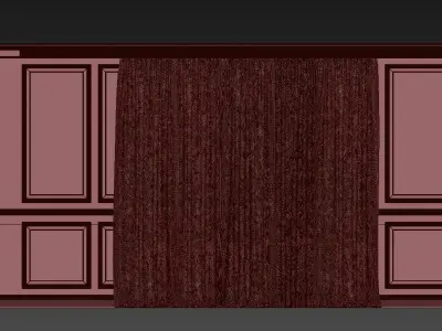 Curtain Set 282 3D model