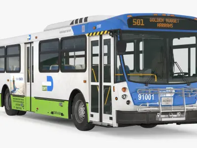  Bus Nabi Model 416 Miami Dade Transit 