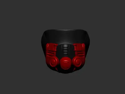 helmet high poly sculpt 3d printable  3D model 83