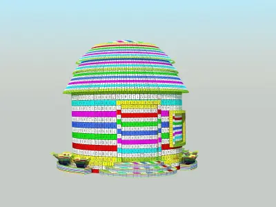 Low Poly Little House Low-poly 3D model