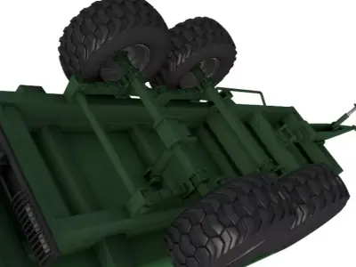 Agricultural Tipper Trailer 3D model