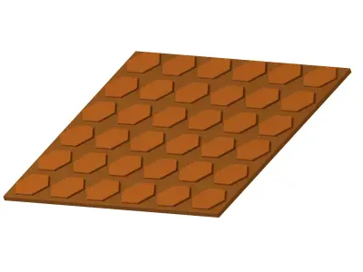 Exquisite Garden Floor Tiles 3D print model