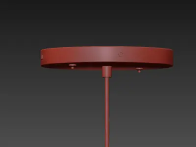 Jupiter Blush Pink Pendant Light from Rockett st George 3D model