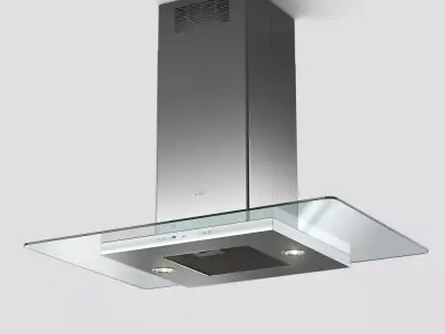 Elica Flat Glass Plus Island 3D model