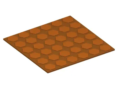 Exquisite Garden Floor Tiles 3D print model