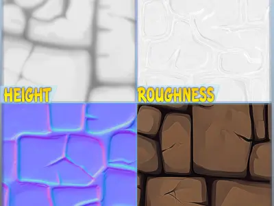 Stylized Floor Seamless Texture Texture 12