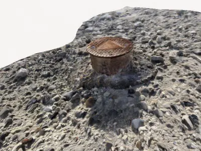 Apocalyptic Landscape Elements 3D model