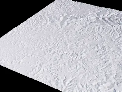 Bazhou China City Landscape 3D Model 3D model