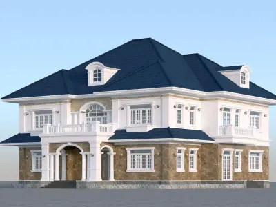 Villa 02 3D model