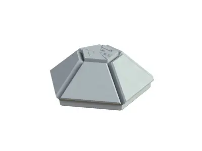 Sci Fi Object No 3239 Low Poly Low-poly 3D model