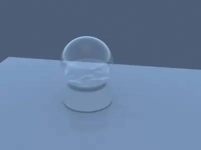 Snow Globe 3D model 3