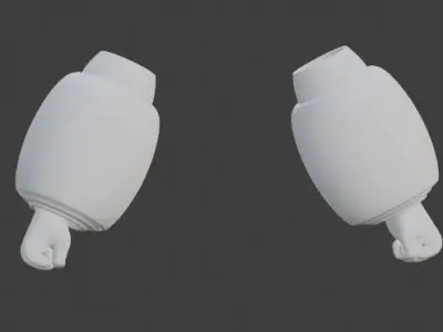Gear 4 Luffy Kong Pistol One Piece Cosplay 3D print model