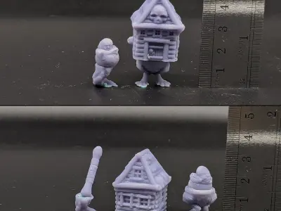 Baby Yaga --Support Free-- 3D print model