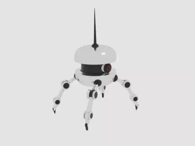  Burger Spy Bot  3D model