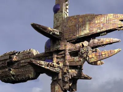 Alien Relay Station Base 3D model