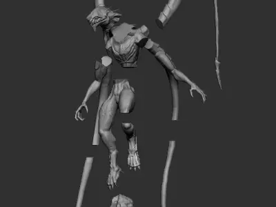 Love Death and Robots Khanivore Statue 3D print model