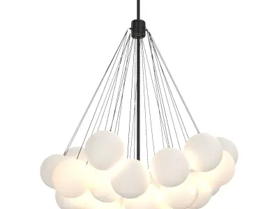 Bubble Chandelier 3D model buy