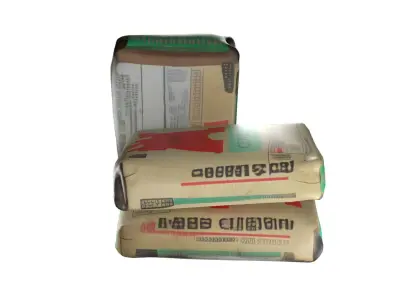 Cement sack Low-poly 3D model