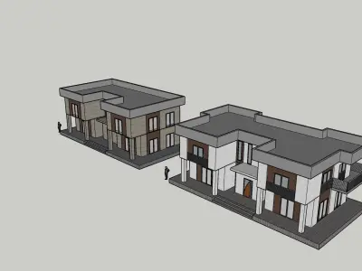 Modern House Project 3D model