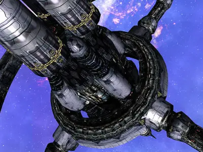 3DRT - Norad Space Station - Aleum Low-poly 3D model