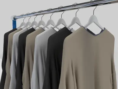 Adidas Store Design Model Low-poly 3D model