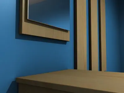 Hall furniture cabinets 3D model